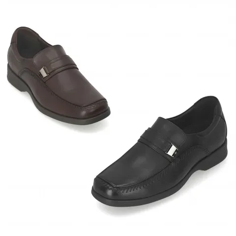 인텐스 남성 소가죽 캐주얼 장식 로퍼몰드 드레스 3.5cm LCMD18I513