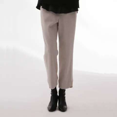 [롯데백화점][손정완]데일리룩 시보리 캐주얼 배색 팬츠 ZSL43100