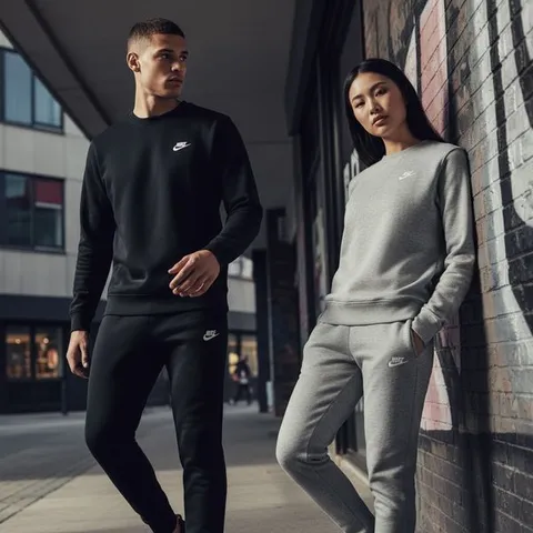 [하프클럽] (SET) NSW 클럽 프렌치테리 맨투맨 + 조거팬츠