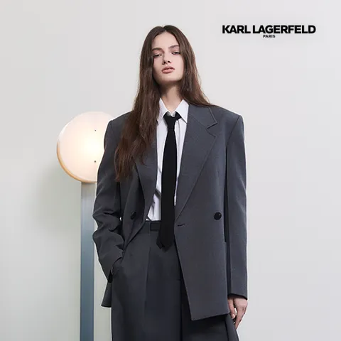 칼라거펠트 25FW 울실크 셰이핑 자켓