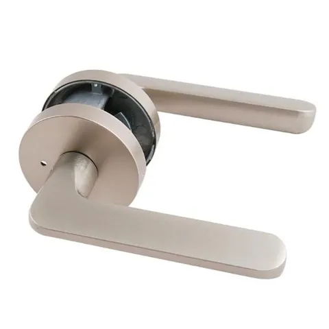 방문손잡이 레바 토토 TP158 그레이 버튼형 방문손잡이 가구손잡이 서랍장손잡이 문손잡이