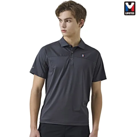 남자 남성 스판 스포츠 반팔 PK 폴로 카라 티셔츠 차콜