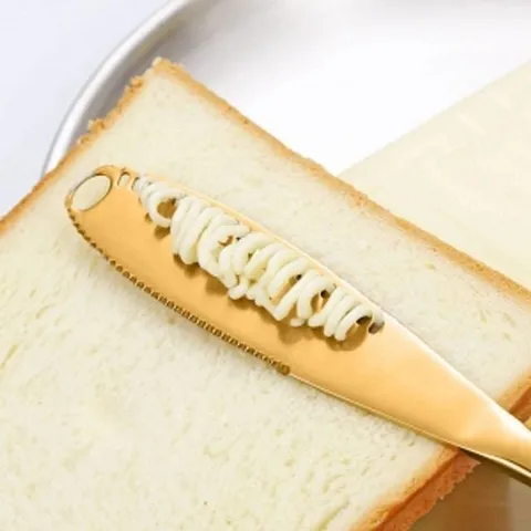 엠프러스 버터나이프 2P세트 버터스프레더 골드그린 스텐버터나이프 스텐버터칼