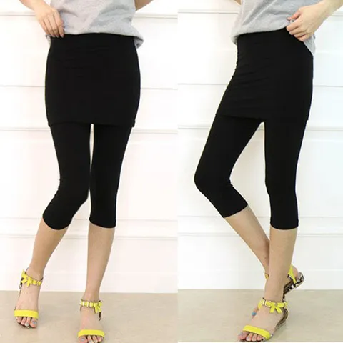 블레오 여성 여름 편한 스판 3부 치마 7부 쿨 레깅스