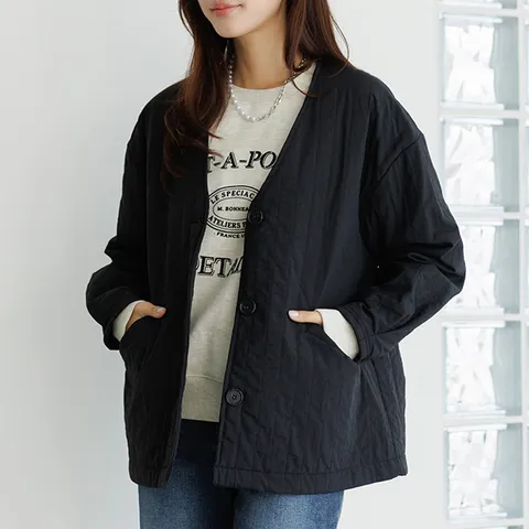 (110size)마일퀄팅가디건[1온스] CAE5023_DC