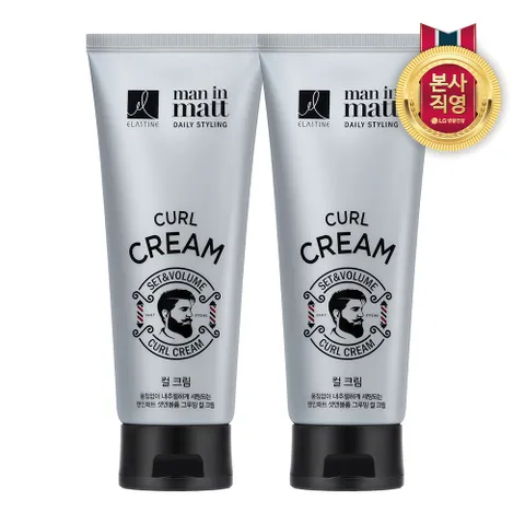 엘라스틴 맨인매트 셋앤볼륨 컬크림 150ml x 2개