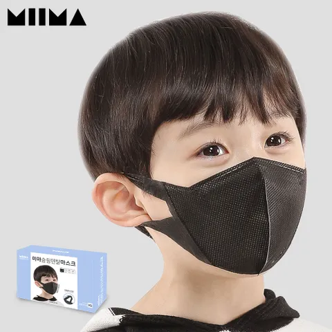 미마 슬림덴탈마스크 초소형 검정 (50개입)
