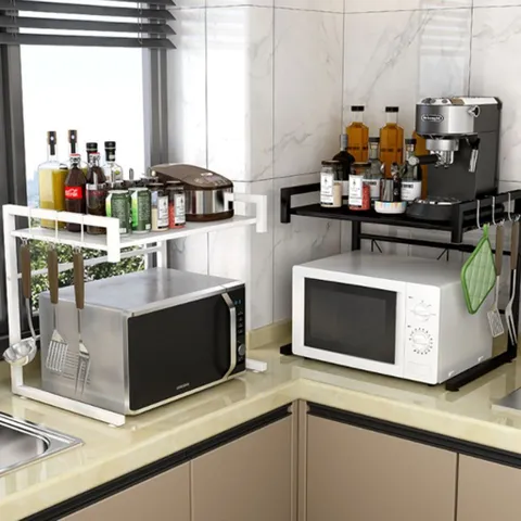 수납용 전자레인지 선반 밥솥 진열장 오븐 수납대 주방선반 전자렌지선반 오븐선반