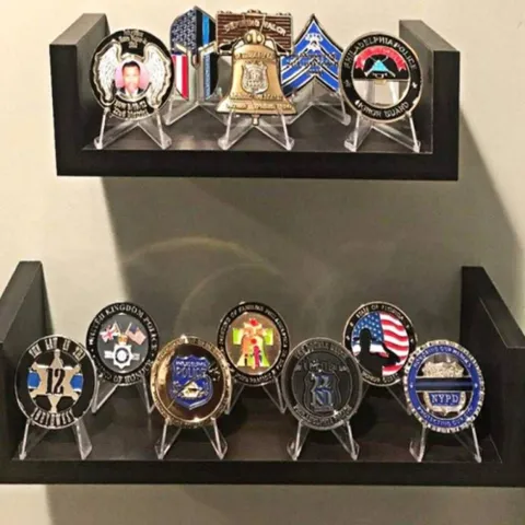 TBZ 코인 아크릴 분해 조정 거치대 동전 스탠드 투명 주화 동전수집케이스 비트코인선물