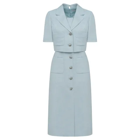 라인어디션 N057 버튼 포인트 H라인 원피스 NWOPMG0900 428519