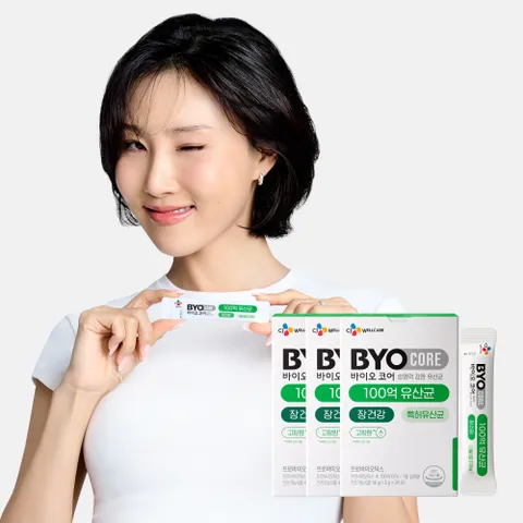 [CJ공식] 바이오코어 100억 유산균 30포 3박스