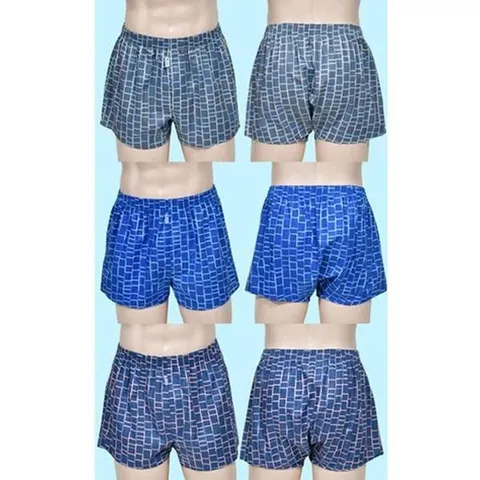 [하프클럽] 0227pt 남자팬티 사각패턴 팬티 디자인 3매입 남성팬티 3매입팬티 사각팬티 트렁크팬티