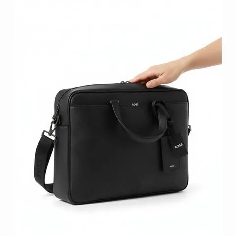 MUST IT_ Document case with monogram panel (50542235-001) (모노그램 패널 서류 케이스)