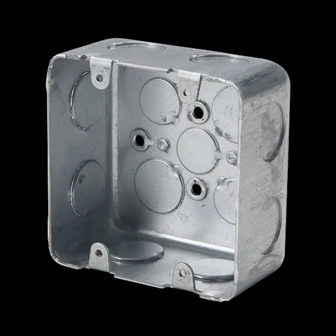 대양 철 매입BOX 사각 (2개용) 54MM  매입박스 매입복스 자재