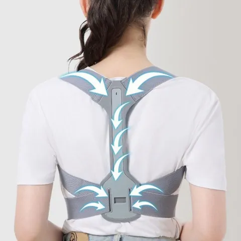 잔솔 자세교정밴드 어깨 굽은등 바른자세 교정기 체형 거북목교정기 거북목 라운드숄더 체형교정