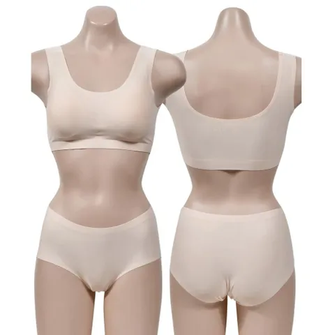 팬티 데일리 스포츠브라 볼륨패드 패션 미디 무봉제