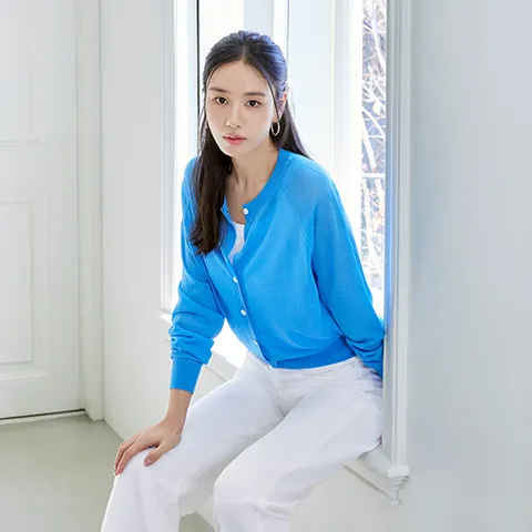 [최초가 69,900원] 25SS 시스루 컬러 가디건 3종