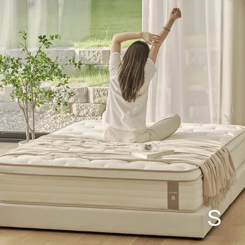가구 에이셀 오가닉 신혼 독립스프링 유로탑 매트리스 S