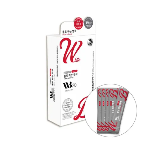 새치 커버 물염색약 어성초 맥주효모 영양 네츄럴브라운