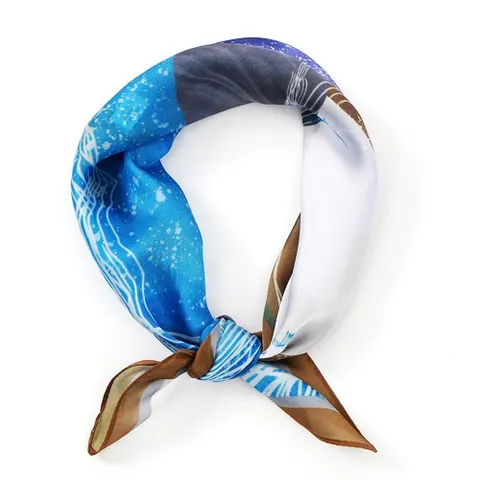 미니 스카프 블루마운틴 부드러운 캐주얼 엄마 데일리 쁘띠 캐주얼 엄마 선물용 부모님