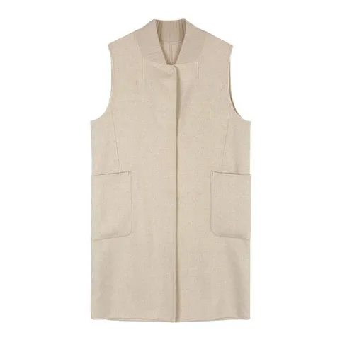 [하프클럽] () 울혼방 롱 핸드메이드 베스트(LC31CZHD008X)