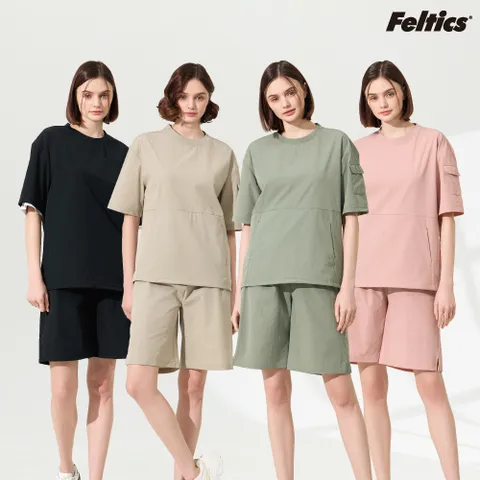 ★홈쇼핑인기★ 여성 텐션 하프 셋업 4종 SET (반바지+반팔)(F504W-4)