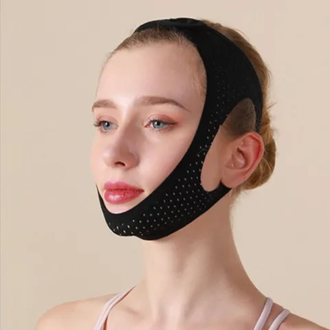 TC2 입벌림방지 브이라인 슬리핑 수면 턱받침 밴드 얼굴마사지기구 턱살리프팅 얼굴압박마사지