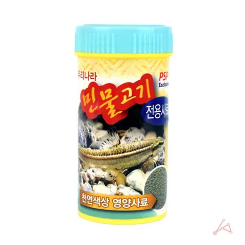 민물고기밥 민물고기 사료 물고기밥 100g
