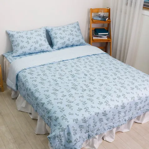 부드럽고 가벼운 플라워패턴 국내산 엘리아 모달 침구 여름침구 얇은침구