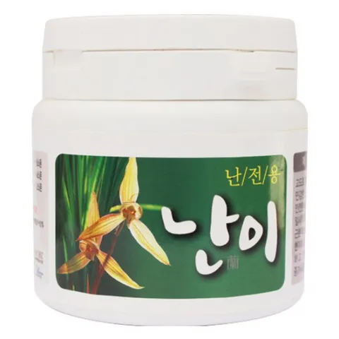 난이 140g .분말 입상 난 꽃 초화류 전용 비료 뿌리 발육 안전한 영양제.