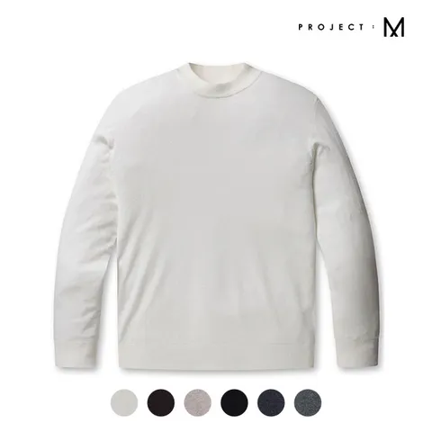 남성 캐시미어 모크넥 스웨터_EPD4EU1220