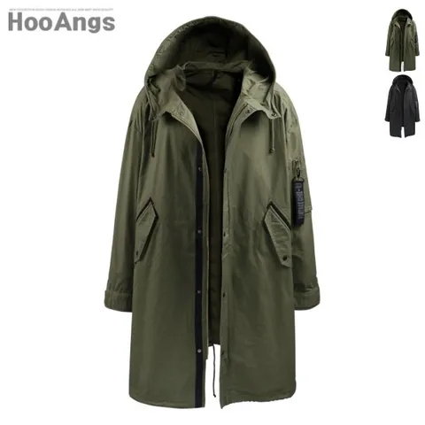 오버핏 롱 야상점퍼 PWJP5626