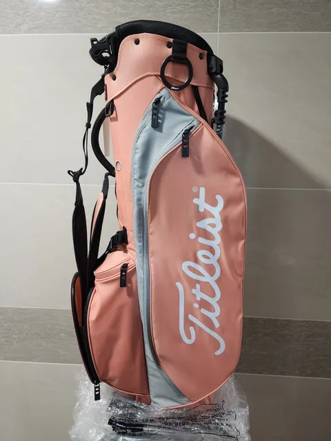 골프백 경량4구 스탠드백 모델 2023 신형 핑크 분홍