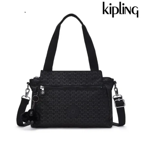 키플링 수납많은  토트 숄더백 엘리시아 시그니처 엠보 KPCBT13 SIEB-JS 428519