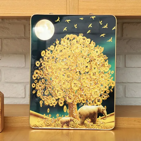 데일리데코 룰로 300x400 풍수인테리어 그림액자 풍수지리 풍수인테리어 금나무 해바라기