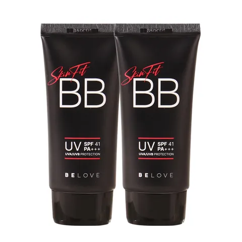 1+1  스킨 핏 비비크림 50ml SPF41 /자외선차단 톤업 결광 BB