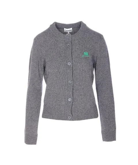 MUST IT_25FW  그레이 울 믹스 가디건  K2592 220 CHARCOAL GREY DOM