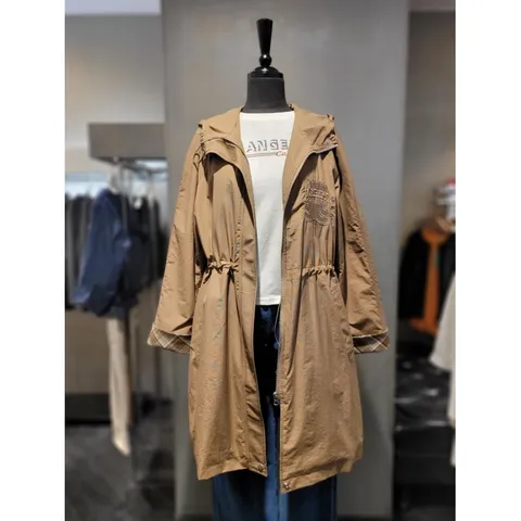 [롯데백화점][페이지플린]소매배색 롱 후드점퍼(F3CJP005A)