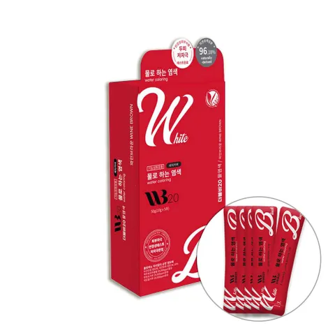 새치 커버 물염색약 어성초 맥주효모 영양 와인브라운