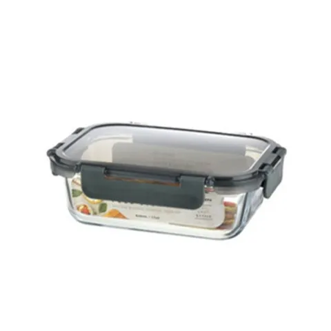 오븐글라스 밀폐용기 직사각 640ml