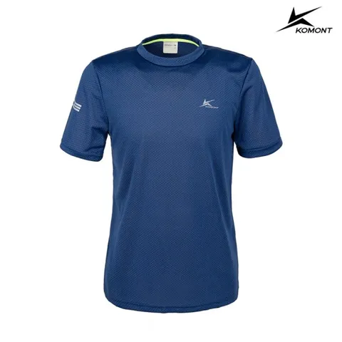 남성 기능성 에어쿨 반팔 티셔츠 블루