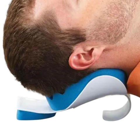 자세 교정용 경추 스트레칭 기구 DK24 바른자세 도구 경추견인기 목견인기 실버용품 자세보정용