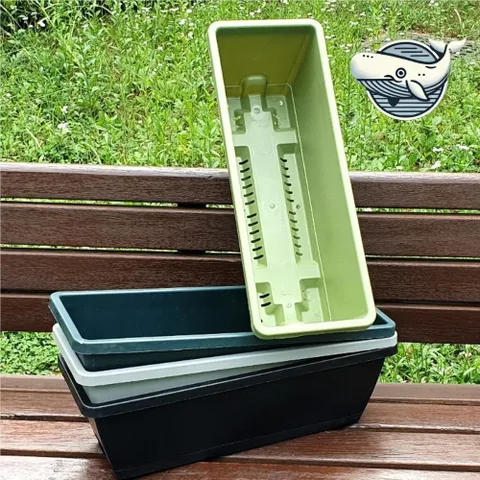 다용도 대형 정사각형 화분 텃밭 재배 화초 베란다화분 거실화분 텃밭화분 플라스틱화분 실내정