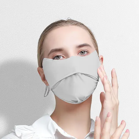 안면 여성 골프 골프마스크 그레이 여름 마스크 쿨링 골프용품 쿨링마스크