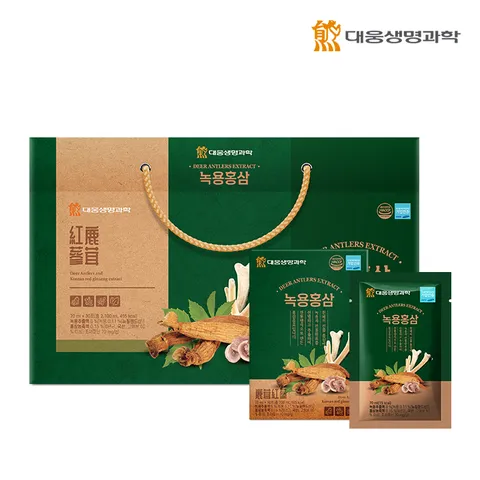 [선물세트] 녹용홍삼 (국산 생녹용추출액,6년근홍삼,당귀,천궁 함유, 70mlX30포) 1세트