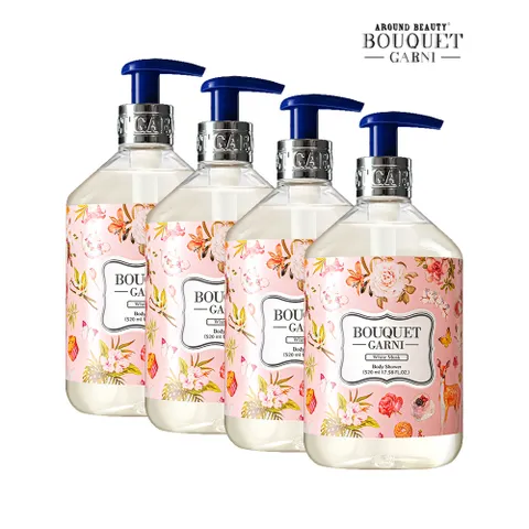 딥 퍼퓸 바디워시 화이트머스크향 520ml x4개