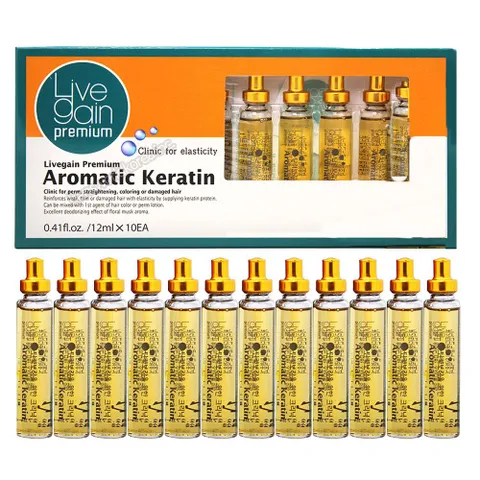 헤어 케라틴 모발 두피 비타민 앰플 세럼 10개