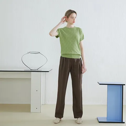 [최초가 99,900원]여성 코튼 블랜딩 썸머 라탄 돌먼니트 5종 1+1 골라담기