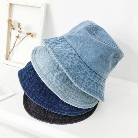 사계절 데님 버킷햇 3종 벙거지모자 청벙거지모자 버켓햇 청모자 남녀공용벙거지모자