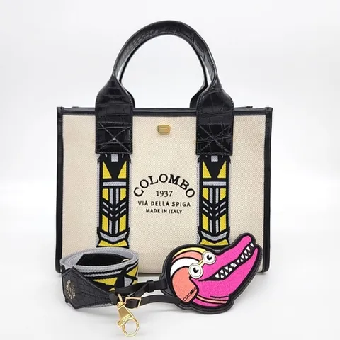 [구구스]중고명품 콜롬보 캔버스 토트겸 숄더백 + 백참 (NO 10288975)